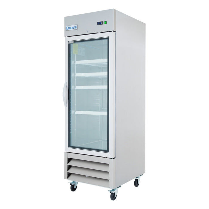 27" Commercial 1 Glass Door Reach - In Freezer - CulinaryProfis