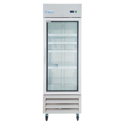 27" Commercial 1 Glass Door Reach - In Freezer - CulinaryProfis