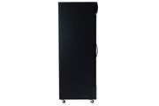28" Black Swing Commercial Glass Door Merchandiser Refrigerator - 21 cu ft - CulinaryProfis