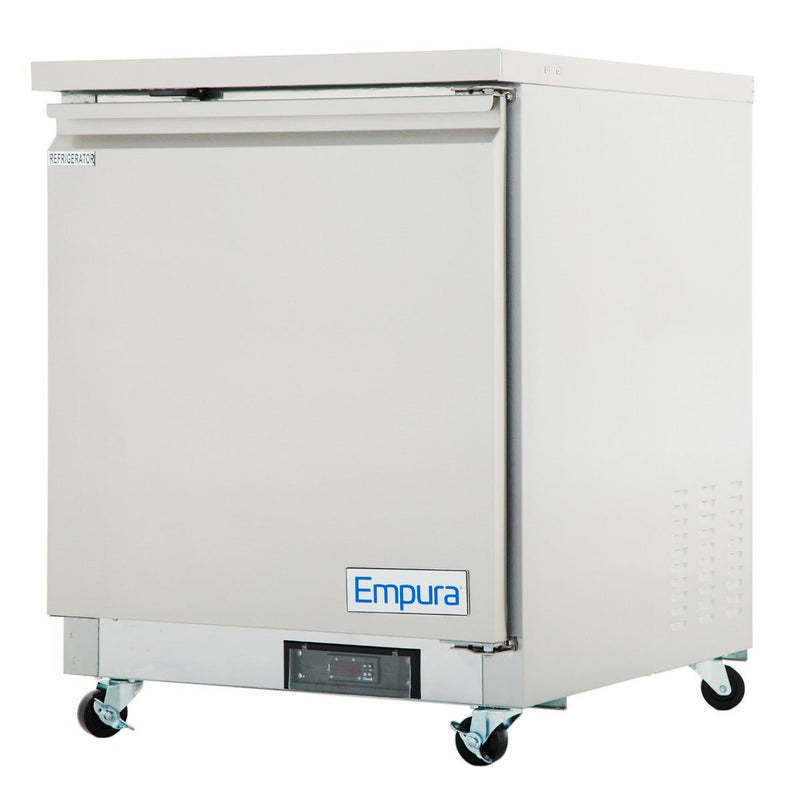 28" Single Door Commercial Undercounter Reach - In Refrigerator - CulinaryProfis