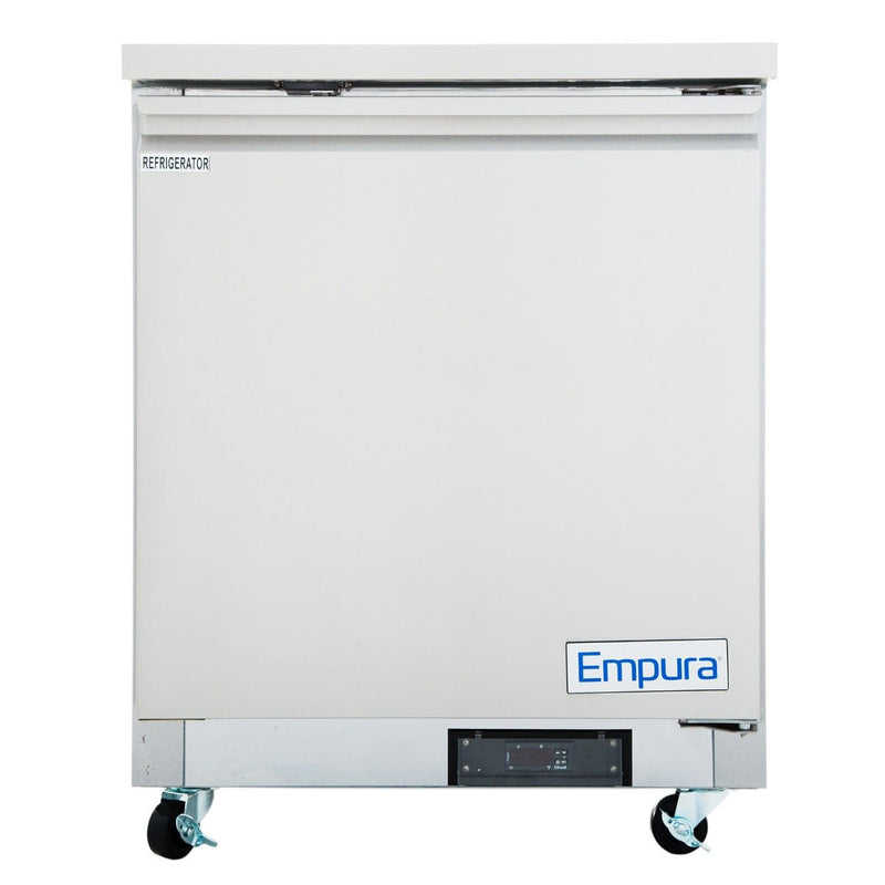 28" Single Door Commercial Undercounter Reach - In Refrigerator - CulinaryProfis