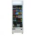28" White Swing Commercial Glass Door Merchandiser Refrigerator - 21 cu ft - CulinaryProfis