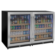 Reserva Series Stainless Steel Side-by-Side Beverage Center Allavino
