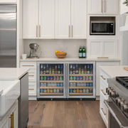 Reserva Series Stainless Steel Side-by-Side Beverage Center Allavino