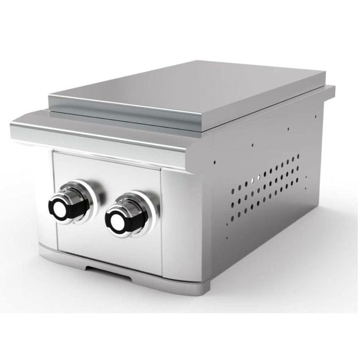 Wildfire Ranch PRO 14" Built-In 304 Stainless Steel Double Side Burner (2 Burner)