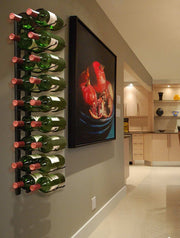 Vinotemp Epicureanist Metal Wine Rack, 18 Bottle Capacity Vinotemp