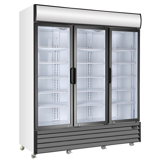 3-Door Display Beverage Cooler Commercial Refrigerator KingsBottle.com