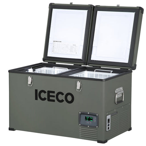 VL65 Dual Zone Metal Fridge Freezer with Cover | ICECO | 65LT Inca Overland Outfitters