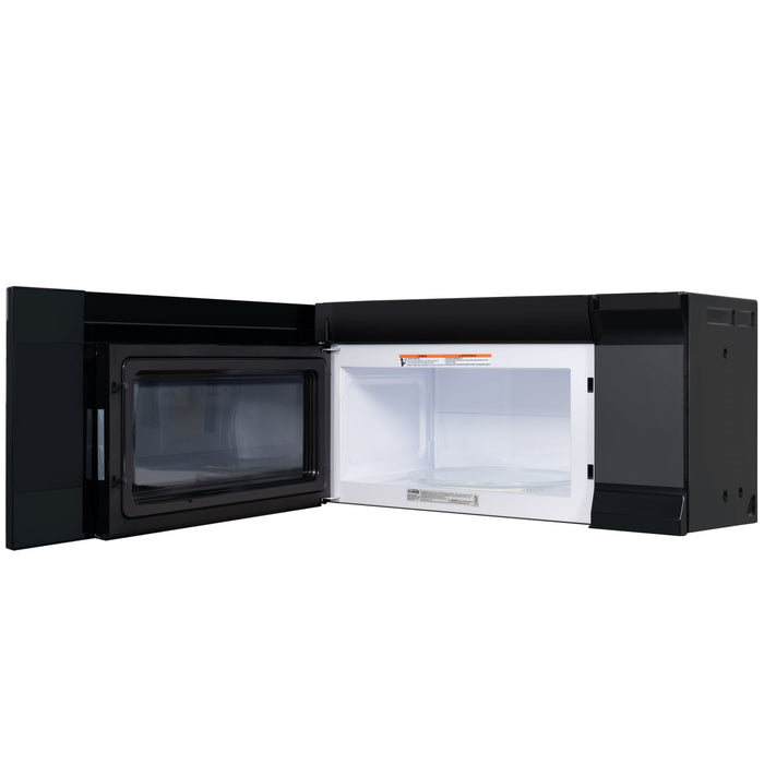 30 in. 1.6 cu.ft Over - the - Range Microwave Oven in Black (KM - MOTSC - 16BSS) - CulinaryProfis