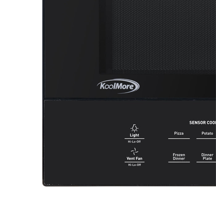 30 in. 1.6 cu.ft Over - the - Range Microwave Oven in Black (KM - MOTSC - 16BSS) - CulinaryProfis