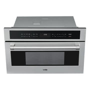 30 in. Built - In Microwave with Convection Oven and Air Fryer, 1.6 cu. ft. Capacity in Stainless - Steel (KM - CWO30 - SS) - CulinaryProfis