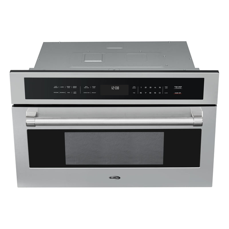 30 in. Built - In Microwave with Convection Oven and Air Fryer, 1.6 cu. ft. Capacity in Stainless - Steel (KM - CWO30 - SS) - CulinaryProfis