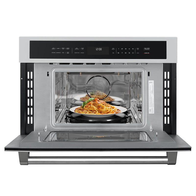 30 in. Built - In Microwave with Convection Oven and Air Fryer, 1.6 cu. ft. Capacity in Stainless - Steel (KM - CWO30 - SS) - CulinaryProfis