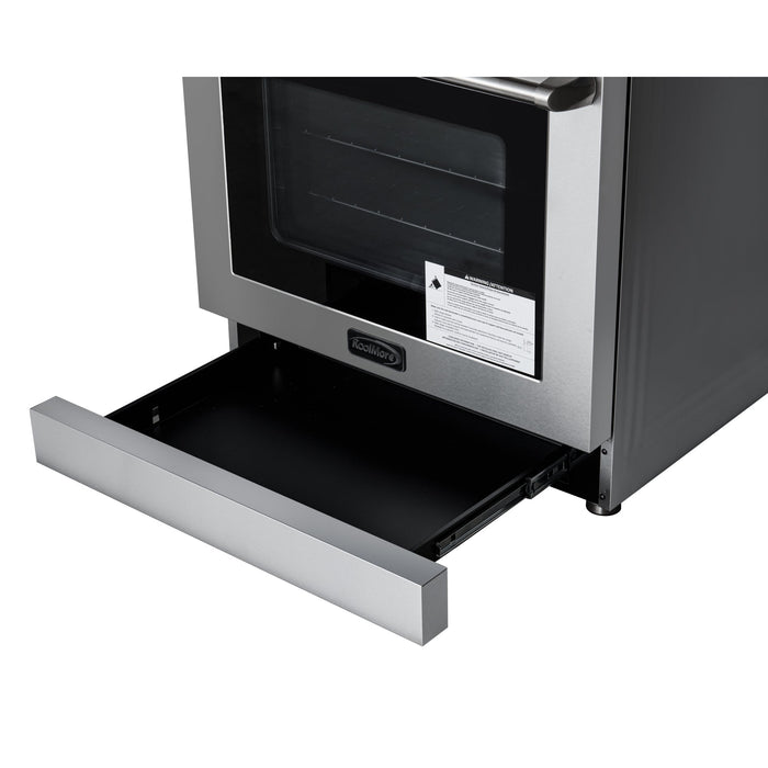 30 in. Electric Professional Range with Tilt Panel and Digital controls, Self - Cleaning, 16300W of Power, 240V in Stainless - Steel (KM - EPR - 30TDP - SS) - CulinaryProfis