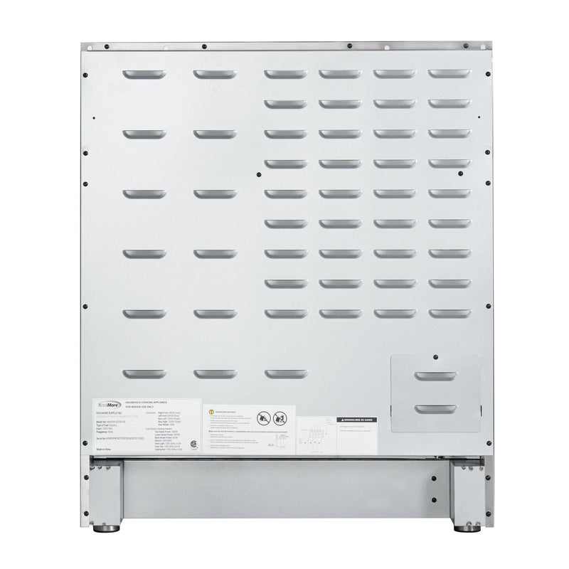 30 in. Electric Professional Range with Tilt Panel and Digital controls, Self - Cleaning, 16300W of Power, 240V in Stainless - Steel (KM - EPR - 30TDP - SS) - CulinaryProfis