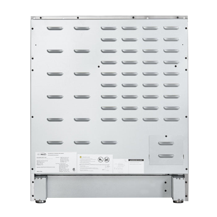 30 in. Electric Professional Range with Tilt Panel and Digital controls, Self - Cleaning, 16300W of Power, 240V in Stainless - Steel (KM - EPR - 30TDP - SS) - CulinaryProfis