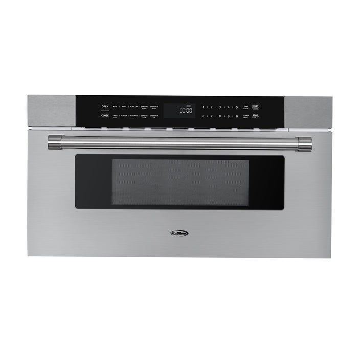 30 in. Microwave Drawer, 1.2 cu. ft. Capacity in Stainless - Steel (KM - MD30 - SS) - CulinaryProfis