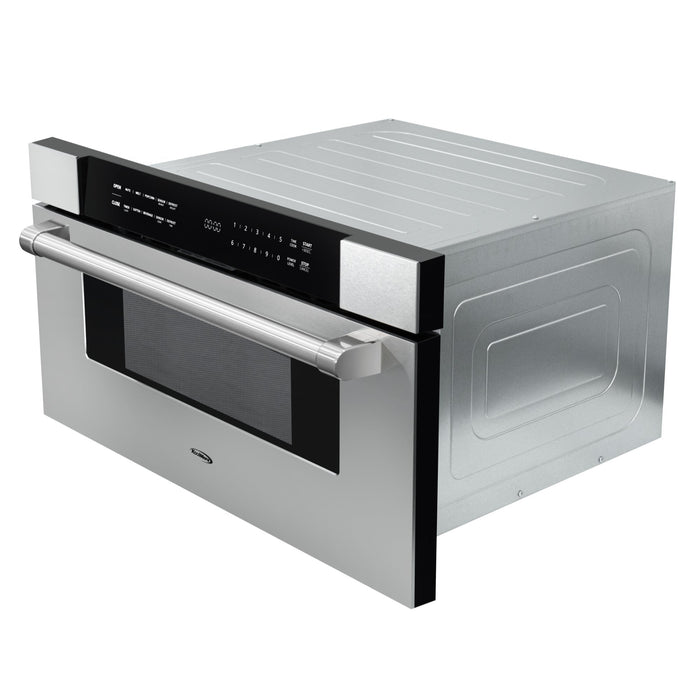 30 in. Microwave Drawer, 1.2 cu. ft. Capacity in Stainless - Steel (KM - MD30 - SS) - CulinaryProfis