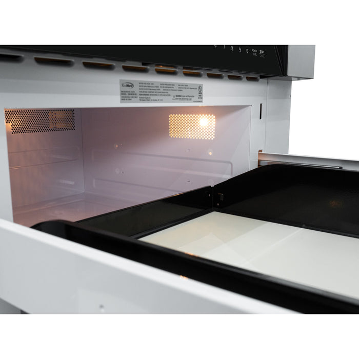 30 in. Microwave Drawer, 1.2 cu. ft. Capacity in Stainless - Steel (KM - MD30 - SS) - CulinaryProfis