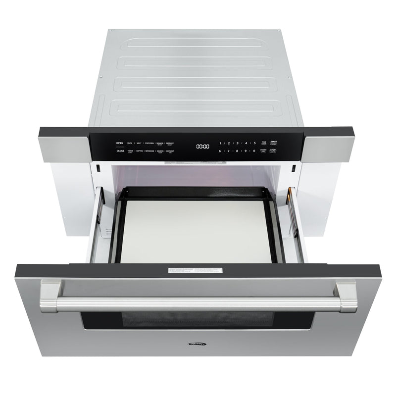 30 in. Microwave Drawer, 1.2 cu. ft. Capacity in Stainless - Steel (KM - MD30 - SS) - CulinaryProfis