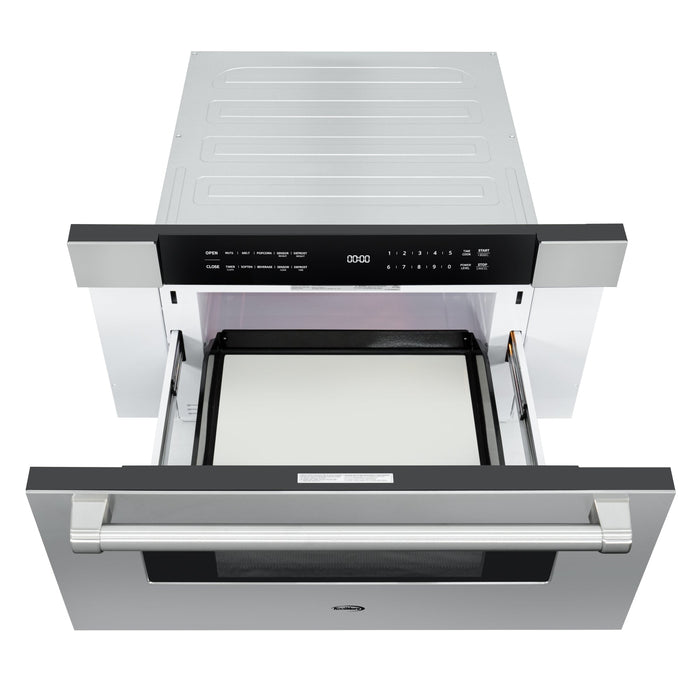 30 in. Microwave Drawer, 1.2 cu. ft. Capacity in Stainless - Steel (KM - MD30 - SS) - CulinaryProfis