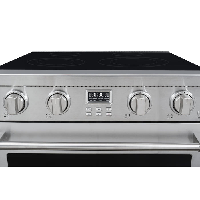 30 in. Professional Electric Range with 14900W of Power, 240V in Stainless - Steel (KM - EPR - 30AP - SS) - CulinaryProfis