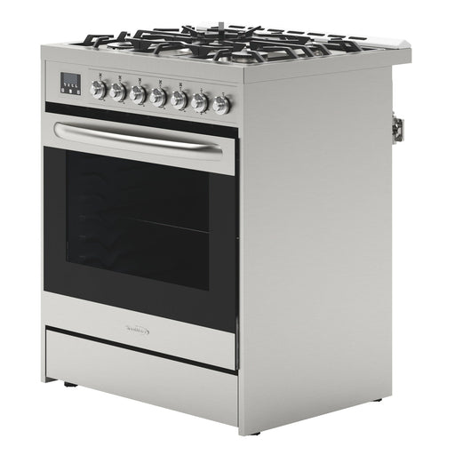 30 in. Stainless - Steel Professional Gas Range, KM - FR30G - SS. - CulinaryProfis