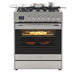 30 in. Stainless - Steel Professional Gas Range, KM - FR30G - SS. - CulinaryProfis