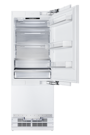 30” Built-In Refrigerator and Freezer with Ice-Maker and Water Dispenser - Panel Ready Induction Hardware