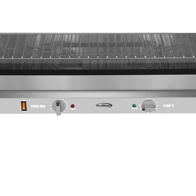 32 in. Countertop Convection Oven, Holds Full Size Pans, 4 Racks and 3500W of Power, 240V in Stainless - Steel (KM - CTCO - 44) - CulinaryProfis