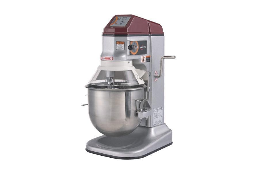 Axis AX-M12 12 Qt. Countertop Planetary Mixer, 3 Speed, Digital Timer