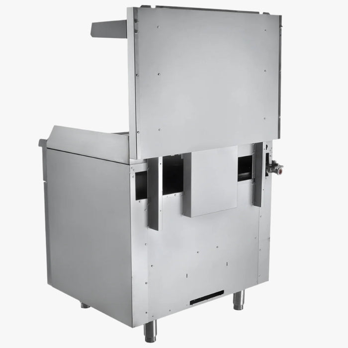 36" 2 Burner Commercial Natural Gas Range with 24" Griddle and Oven - 131,000 BTU - CulinaryProfis