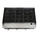 36 in. Commercial 3 - Burner Natural Gas Charbroiler with 90,000 BTU in Stainless - Steel (KM - GCB3 - 36M) - CulinaryProfis