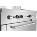 36 in. Commercial Oven with Griddle Top, 90000 BTU in Stainless - Steel (KM - CRG36G - NG) - CulinaryProfis