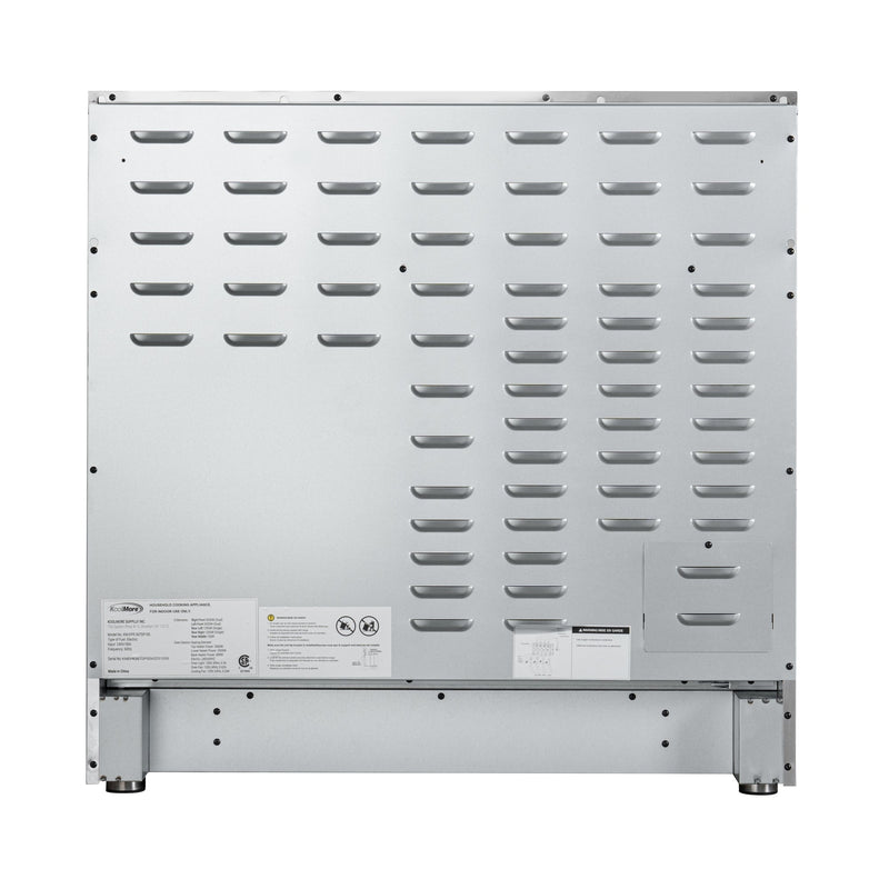 36 in. Electric Professional Range with Tilt Panel and Digital controls, Self - Cleaning, 16300W of Power, 240V in Stainless - Steel (KM - EPR - 36TDP - SS) - CulinaryProfis