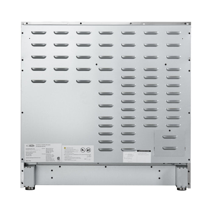 36 in. Electric Professional Range with Tilt Panel and Digital controls, Self - Cleaning, 16300W of Power, 240V in Stainless - Steel (KM - EPR - 36TDP - SS) - CulinaryProfis