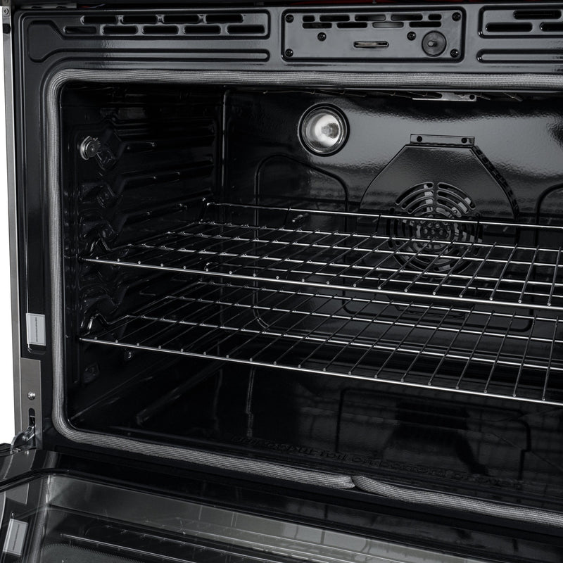 36 in. Electric Professional Range with Tilt Panel and Digital controls, Self - Cleaning, 16300W of Power, 240V in Stainless - Steel (KM - EPR - 36TDP - SS) - CulinaryProfis