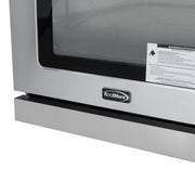 36 in. Electric Professional Range with Tilt Panel and Digital controls, Self - Cleaning, 16300W of Power, 240V in Stainless - Steel (KM - EPR - 36TDP - SS) - CulinaryProfis