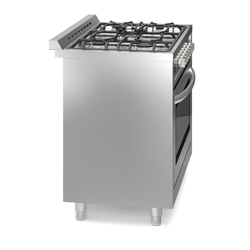 36 in. Professional Dual Fuel Range in Stainless Steel with Legs, 4.3 cu. ft. KM - FR36DF - SS - CulinaryProfis