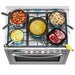 36 in. Professional Dual Fuel Range in Stainless Steel with Legs, 4.3 cu. ft. KM - FR36DF - SS - CulinaryProfis
