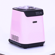 Whynter - 1.28 Quart Compact Upright Automatic Ice Cream Maker with Stainless Steel Bowl Limited Black Pink Edition | ICM-128BPS Whynter