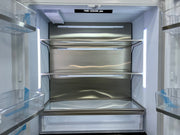 36" French Door Built-In Refrigerator with Freezer, Ice-Maker and Water Dispenser - Black Stainless Steel Induction Hardware