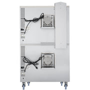38 in. Full Size Double Commercial LP Convection Oven 108,000 BTU Total with Stacking Kit and Casters (KM - DCCO54 - LPC) - CulinaryProfis