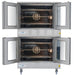 38 in. Full Size Double Commercial LP Convection Oven 108,000 BTU Total with Stacking Kit and Casters (KM - DCCO54 - LPC) - CulinaryProfis