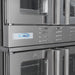 38 in. Full Size Double Commercial Natural Gas Convection Oven 108,000 BTU Total with stacking And Casters (KM - DCCO54 - NGC) - CulinaryProfis