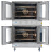 38 in. Full Size Double Commercial Natural Gas Convection Oven 108,000 BTU Total with stacking And Casters (KM - DCCO54 - NGC) - CulinaryProfis