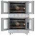 38 in. Full Size Double Commercial Natural Gas Convection Oven 108,000 BTU Total with Stacking Kit (KM - DCCO54 - NG) - CulinaryProfis