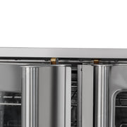 38 in. Full Size Double Commercial Natural Gas Convection Oven 108,000 BTU Total with Stacking Kit (KM - DCCO54 - NG) - CulinaryProfis
