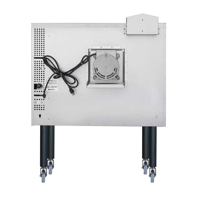38 in. Full Size Single Deck Commercial LP Convection Oven 54,000 BTU With Casters (KM - CCO54 - LPC) - CulinaryProfis