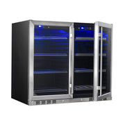 39 Inch Under Counter Wine And Beer Fridge Combo KingsBottle.com